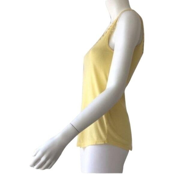MINKPINK Knot Detail Yellow Tank - Picture 2 of 3